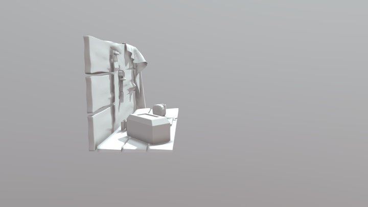 Free 3D Workbench Asset 3D Model