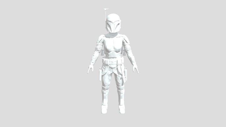 Bo Katan high poly sculpt 3D Model