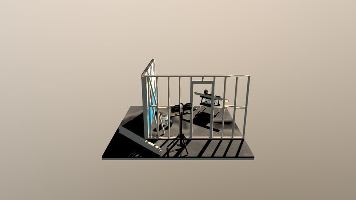 bombinha de óleo 3D Model
