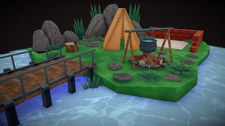TENT PROJECT UVW(1) 3D Model