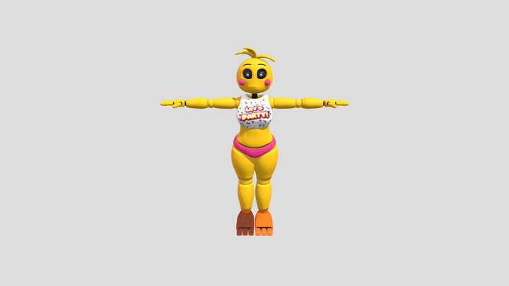 Love Taste Toy Chica 3D Model