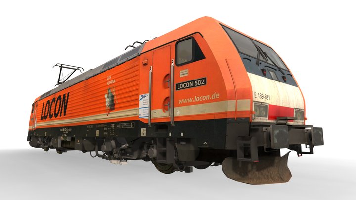 Locomotive Class ES64F4 - 189 821-2 - LOCON 3D Model