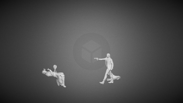 Code vs Blood - The Chosen One vs the Outcast 3D Model