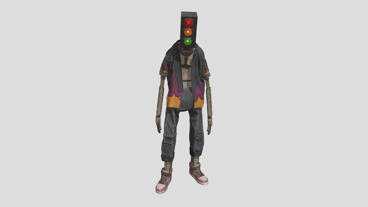 Stray Robot - Fan Art | Original Character 3D Model