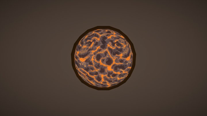Pixel Planet TOI-849 b 3D Model