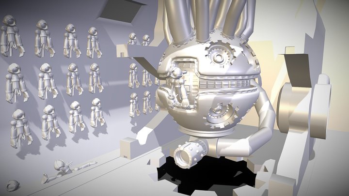 Pantheon Core 3D Model