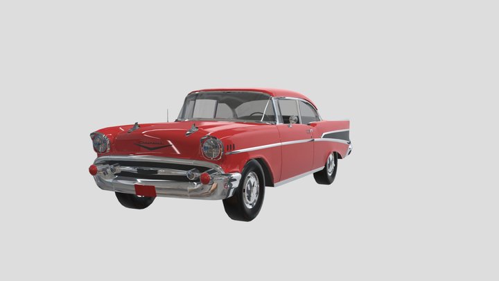 1957_chevrolet_bel_air 3D Model