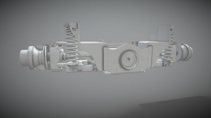 Military Suspension 3D Model