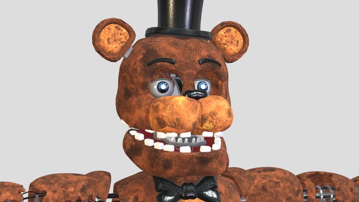 withered freddy fnaf 2 for Maximo - Download Free 3D model by snafcoolhead  (@snafcoolhead) [7e7f14f]