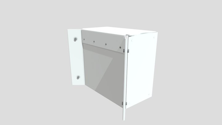 The Coroplast Stool 3D Model