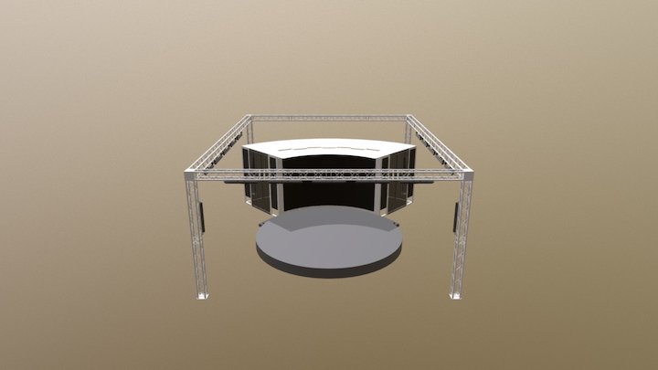 Сцена+ферма+бэкстейдж 3D Model