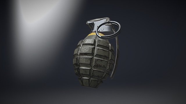 MK2 Grenade 3D Model