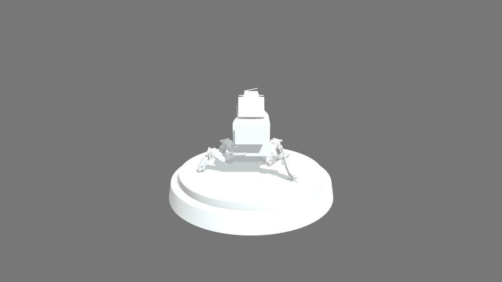 Mecha Vehicle [ Concept by Cameron Sewell ] 3D Model
