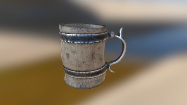 Mug Textured 3D Model