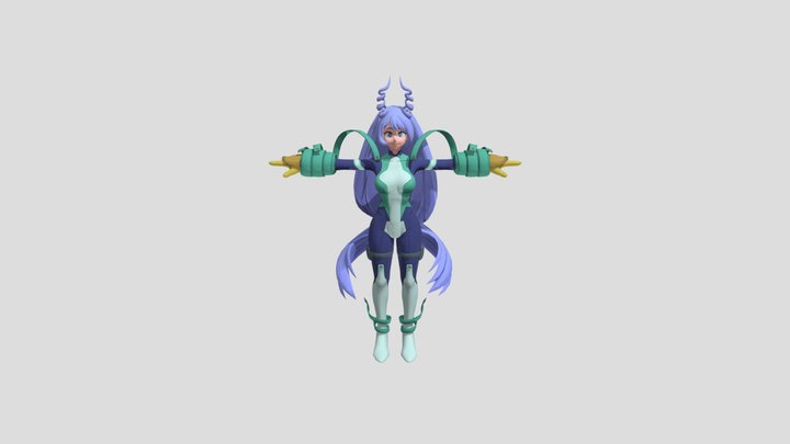 PC Computer - My Hero Ultra Rumble - Nejire Hado 3D Model