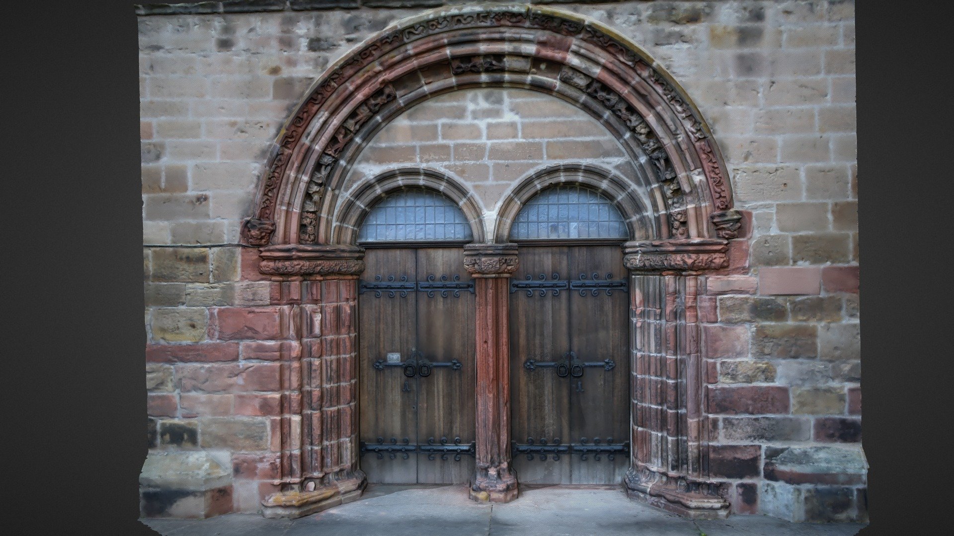 St Mary's Kirk Haddington entrance door