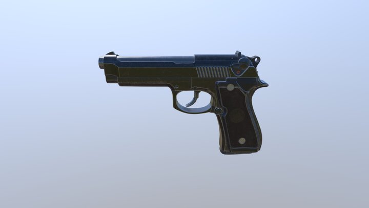 Beretta 92 3D Model