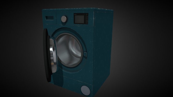 Washing Machine 3D Model