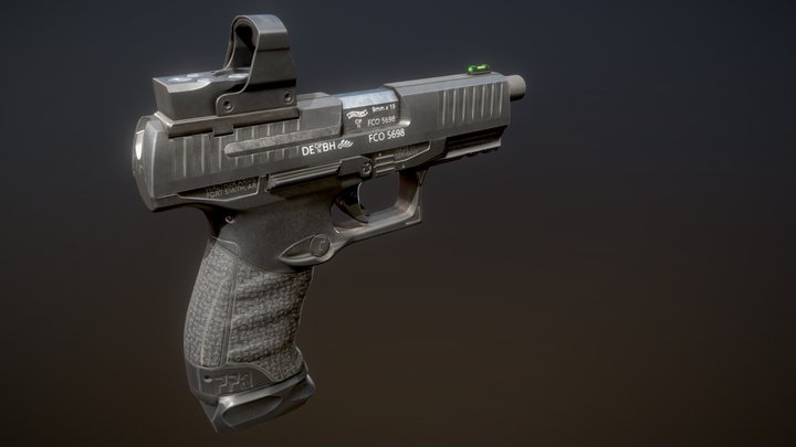 Walther PPQ 3D Model