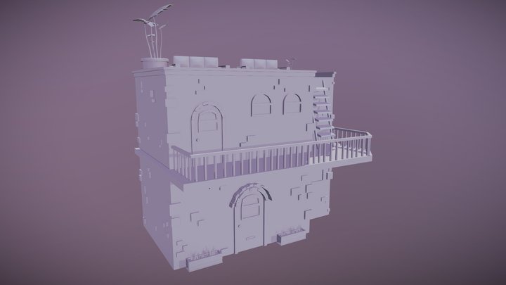 Cottage House 3D Model