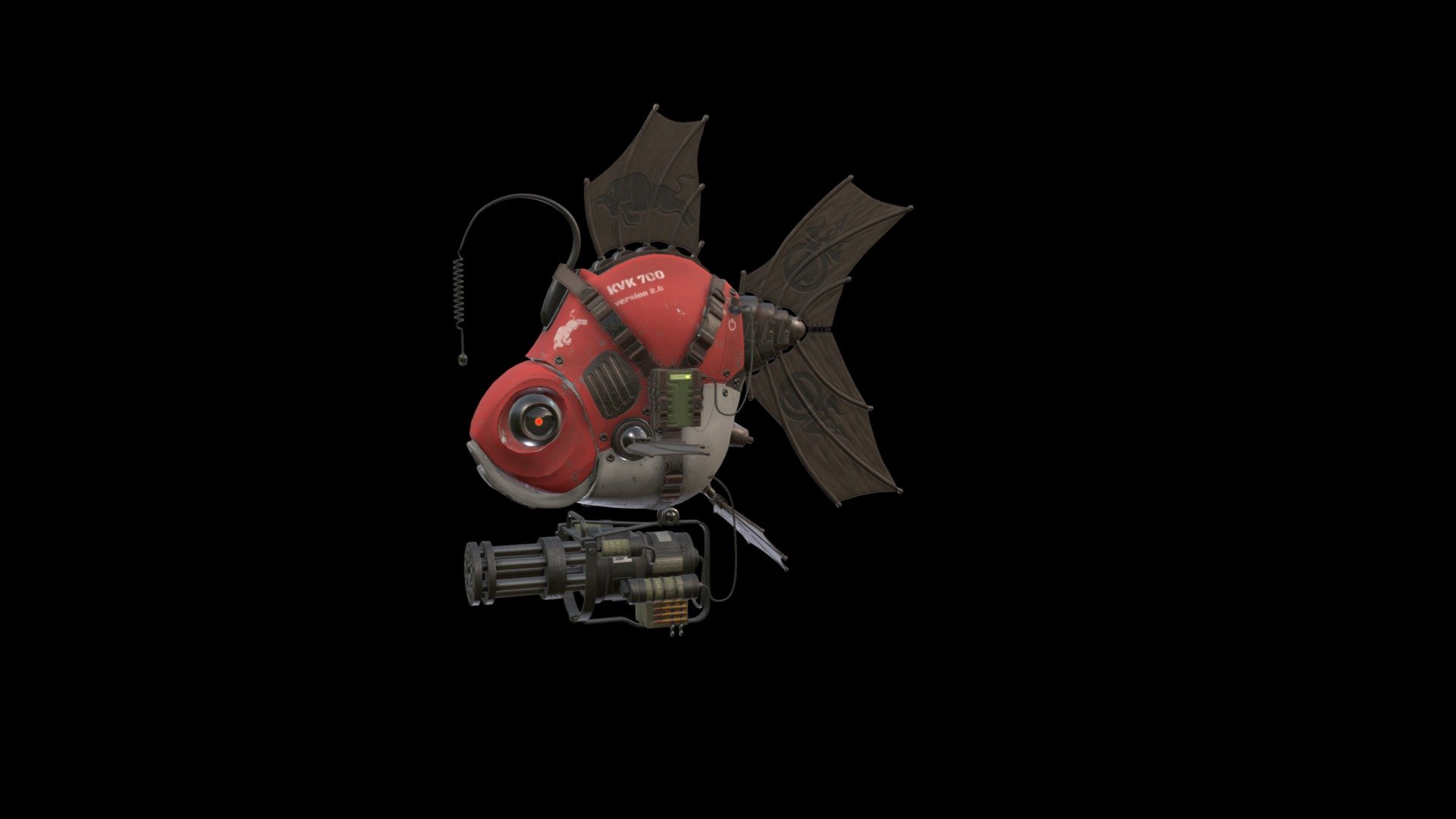 Robotic Fish - 3D model by Krishna.Vamshi.Krishna [ce0e3c3] - Sketchfab