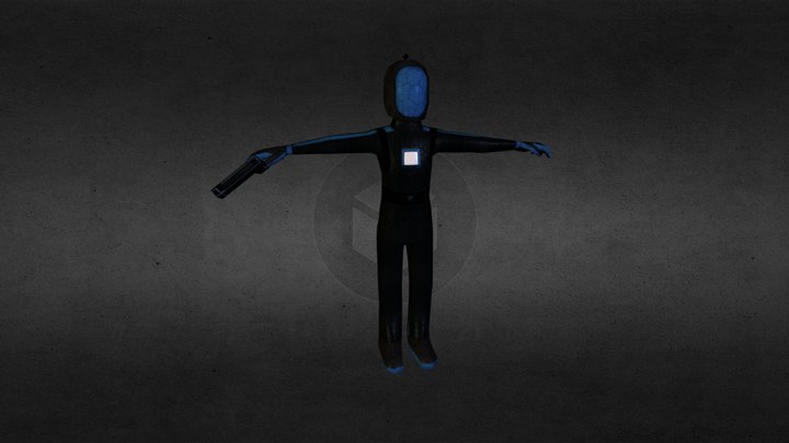 Game Character 3D Model