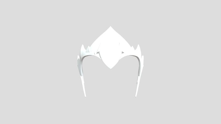 Golden Regal Headpiece 3D Model
