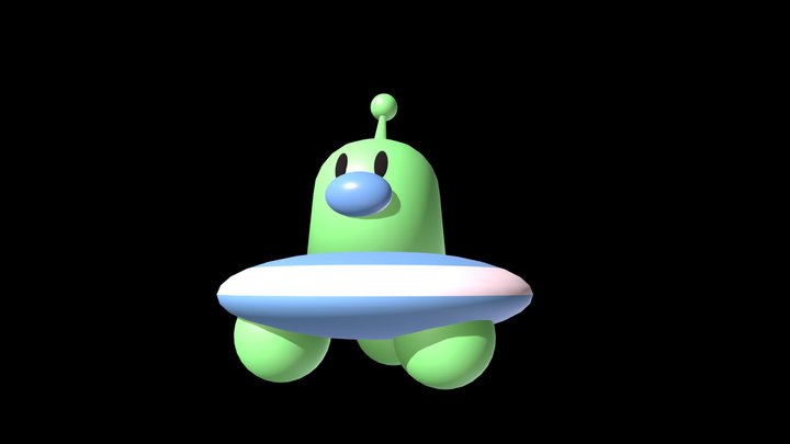 UFO Diglett 3D Model