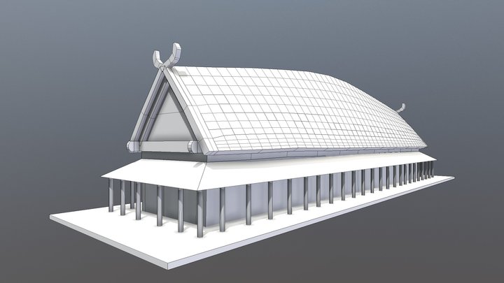Casa Viking Aula2 P 3D Model