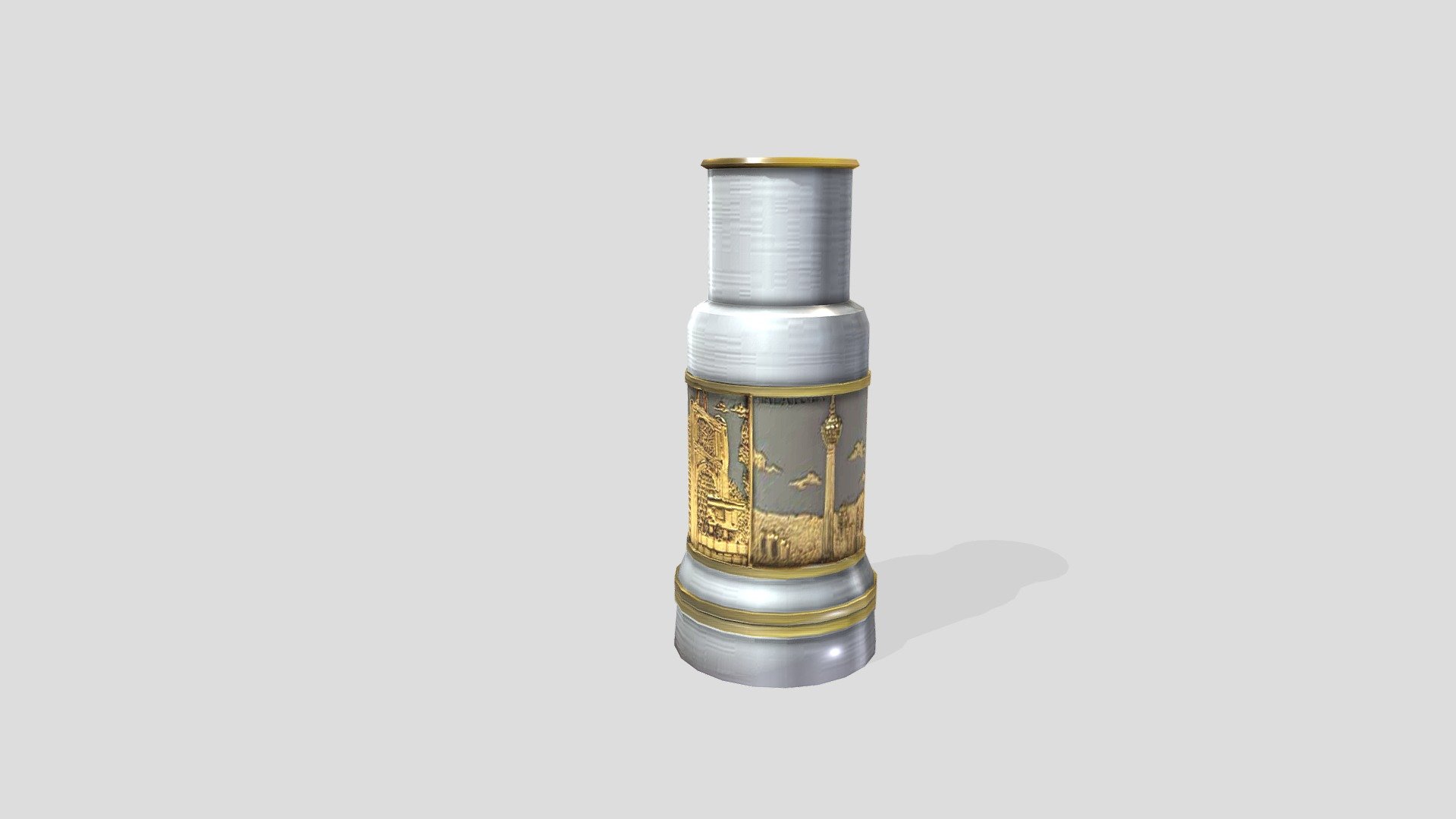 Tea Caddy Malaysia 3D