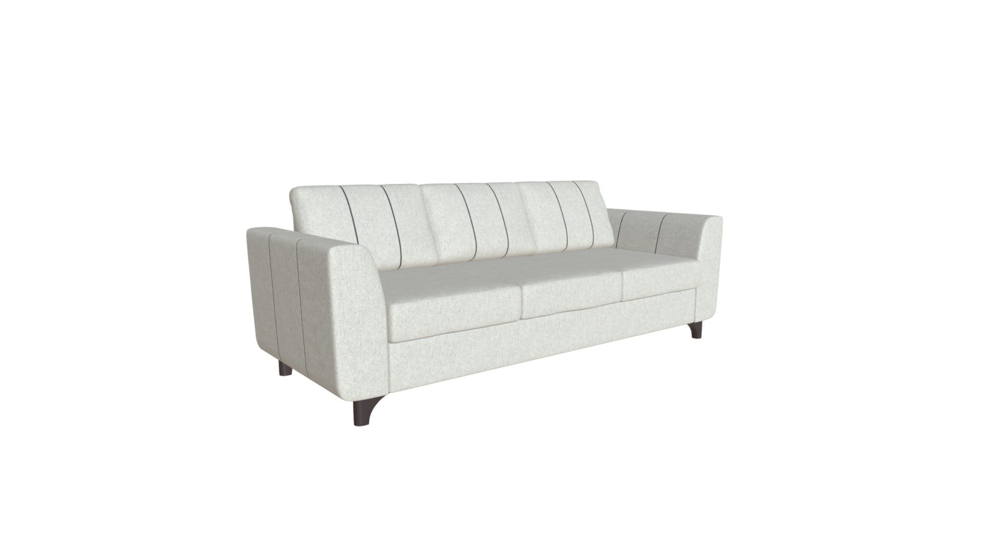 Kendal Sofa Light Gray 109588 Buy Royalty Free 3D model by Zuo