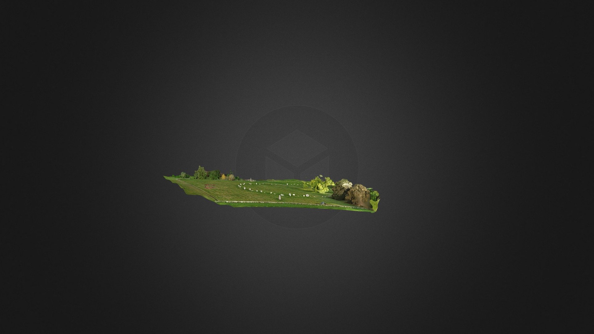 Long Meg - 3D model by DigVentures [ce10199] - Sketchfab