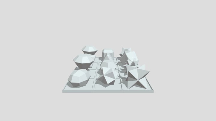 Gem Scene 03 3D Model