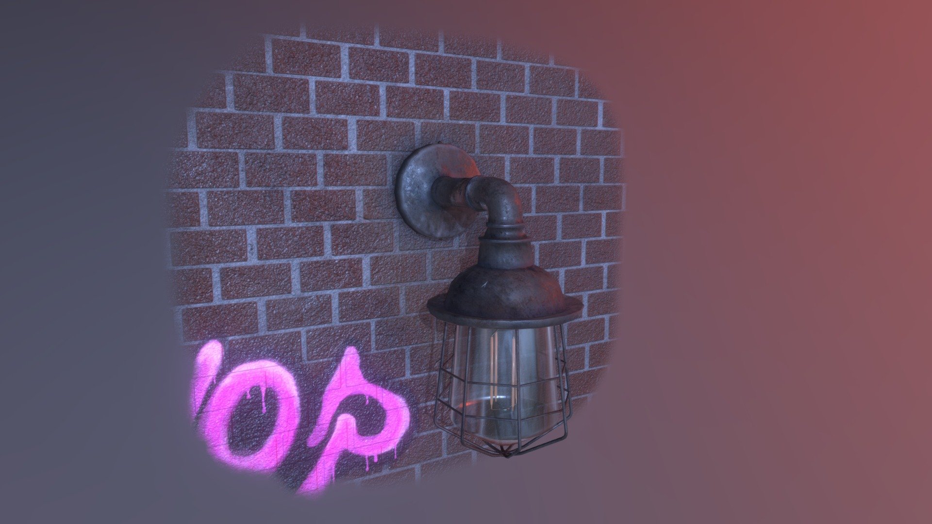 Outdoor wall lamp