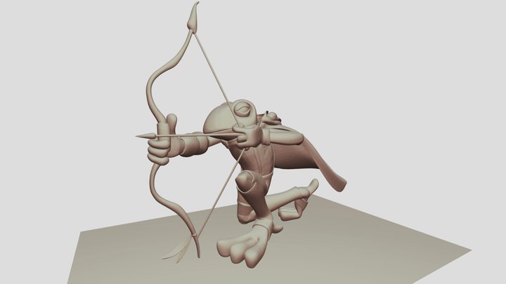 Frog Hunter - Darwin Pond 3D Model