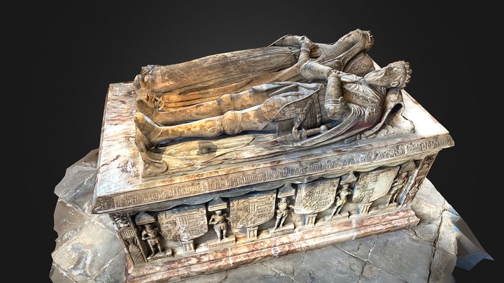 Tomb of Francis Hastings Ashby-de-la-Zouch 3D Model