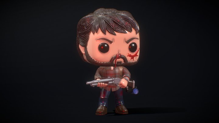 The last of us - Joel Miller - Funko Pop 3D Model