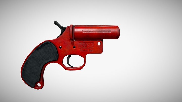 Flaregun 3D Model