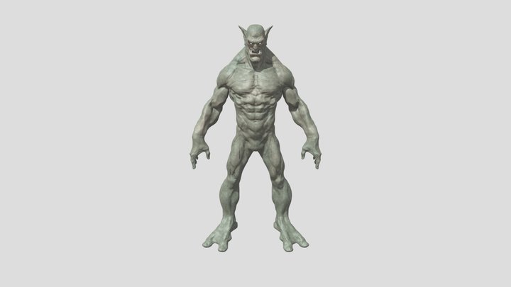 Creature practice 3D Model