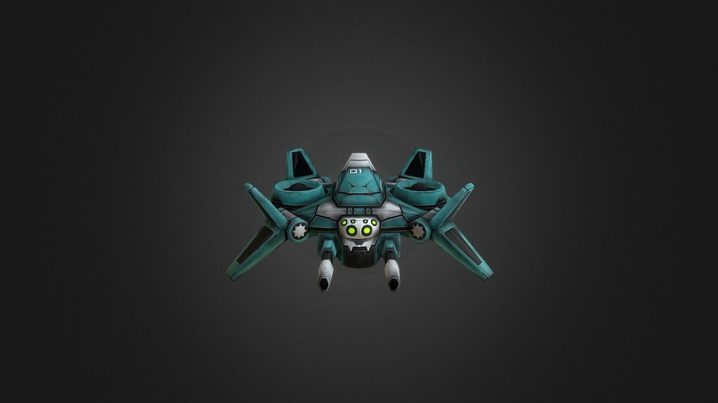 Drone Reaper — Sketchfab embed 3D viewer