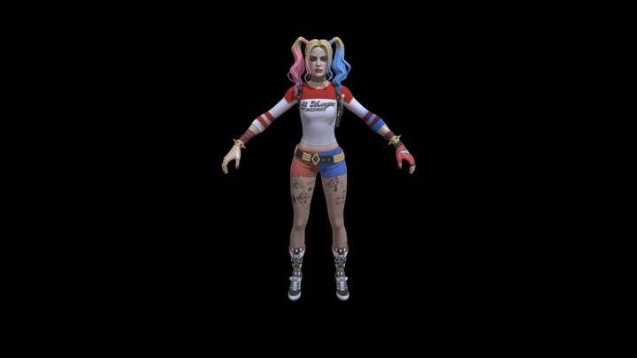 fortnite_harley_quinn_skin 3D Model