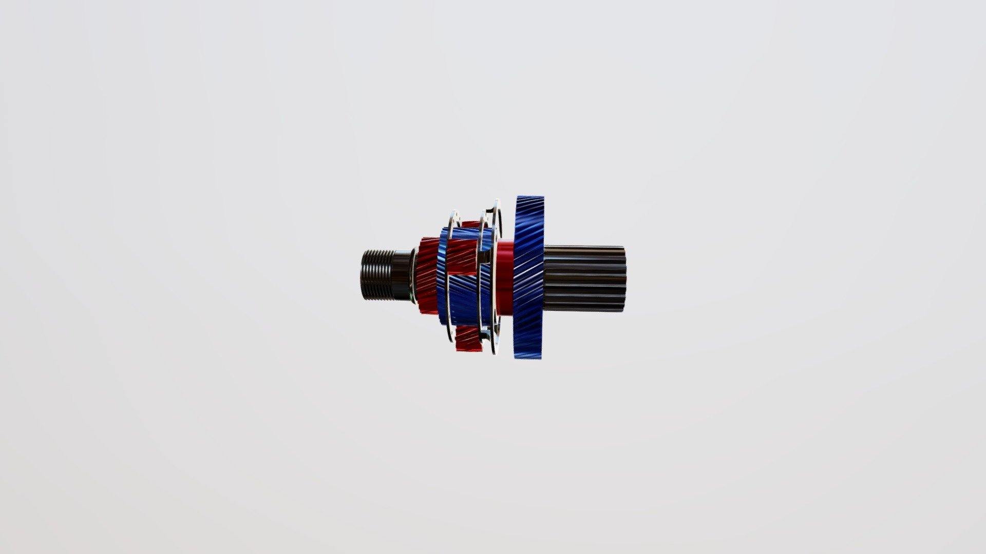 Blender Gearbox 3D model by modelandmakelab [ce1570c] Sketchfab