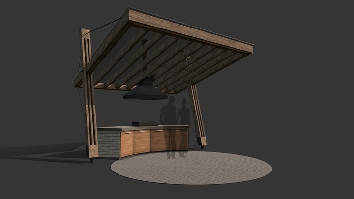 Навес 2.0 3D Model