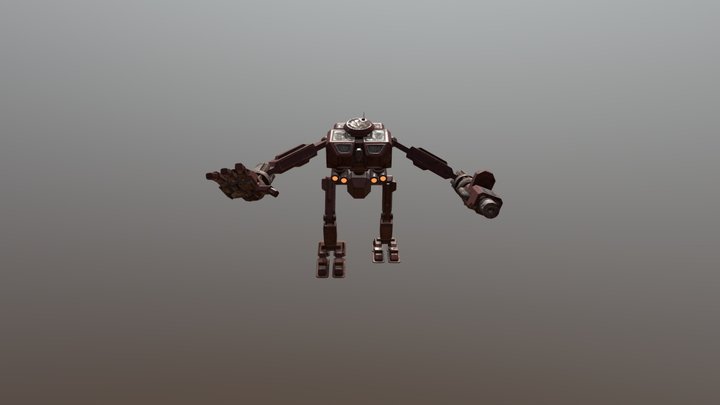 3D Bot "Mad Max" 3D Model