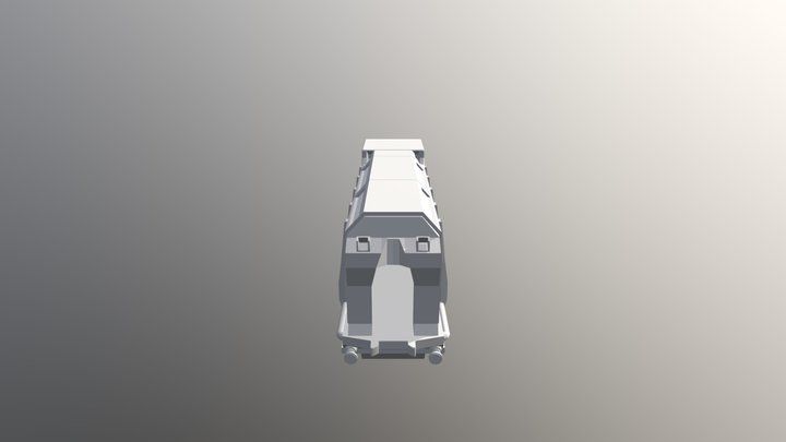 Passenger Car 3D Model