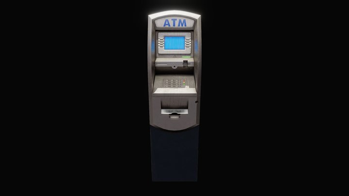 Outdoor ATM 3D Model
