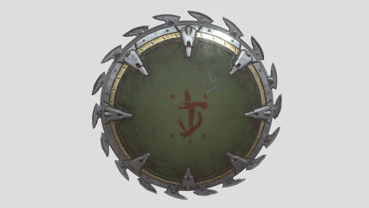 Shield Saw 3D Model