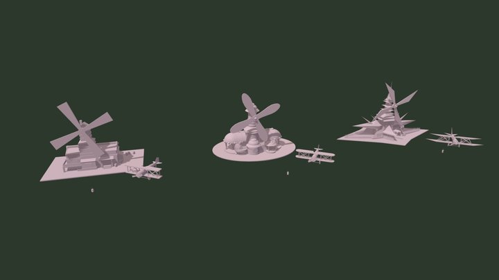 [HW XYZ School] Shadow 3D Model