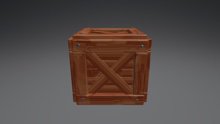 Crate 3D Model