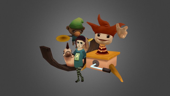 Lisa and her toys (Project "Nightmare") 3D Model